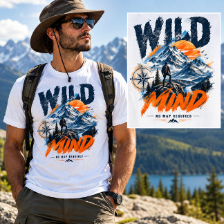 VILD SINNE – Äventyrs-T-Shirt Utan Kartbehov T Shirt