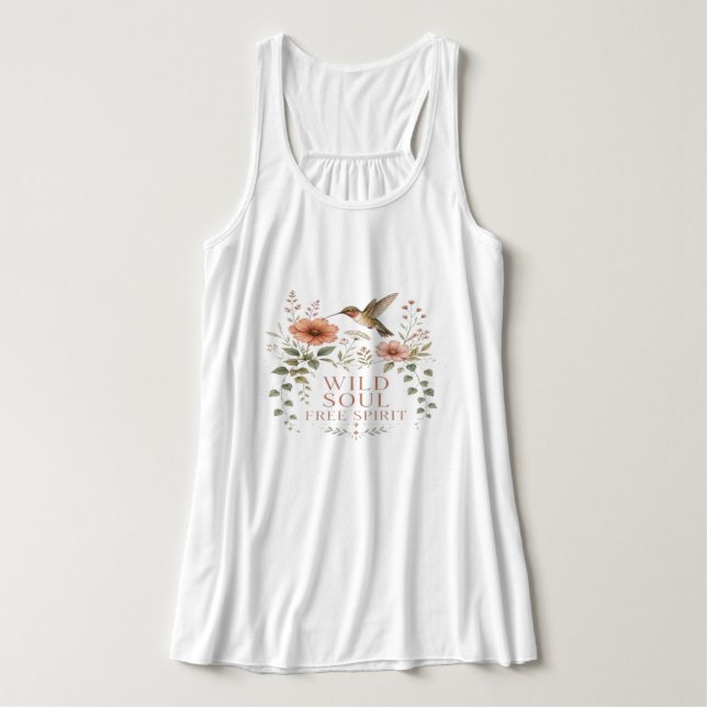 Vild Själ Geist Linne Med Racerback (Design framsida)