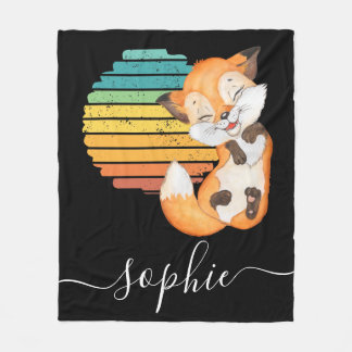 Vild Skogen Animals baby Fleece Blanket