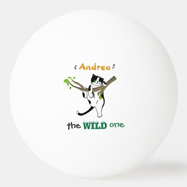 Vild Smokkitty Ping Pong Boll (Framsidan)