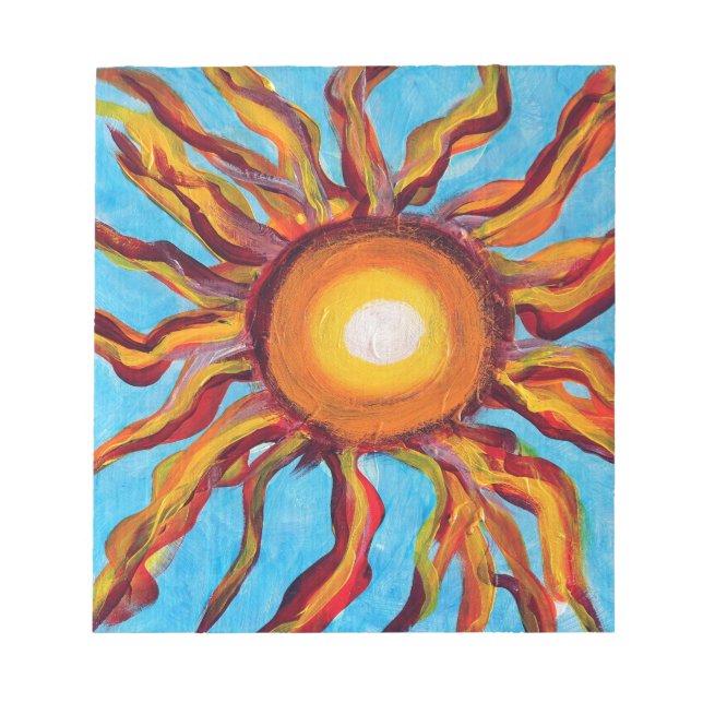 Vild Sol Anteckningsblock (Framsida)