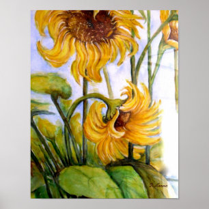 Vild Solblommor Poster