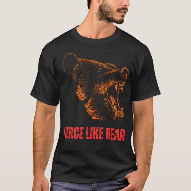 Vild som en björn t shirt (Framsida)