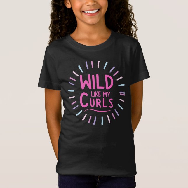 Vild som min kurs/födelsedagsgåva/luddig knapp t shirt (Framsida)