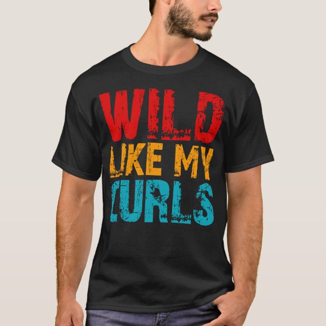 vild som mina kurvor t shirt (Framsida)