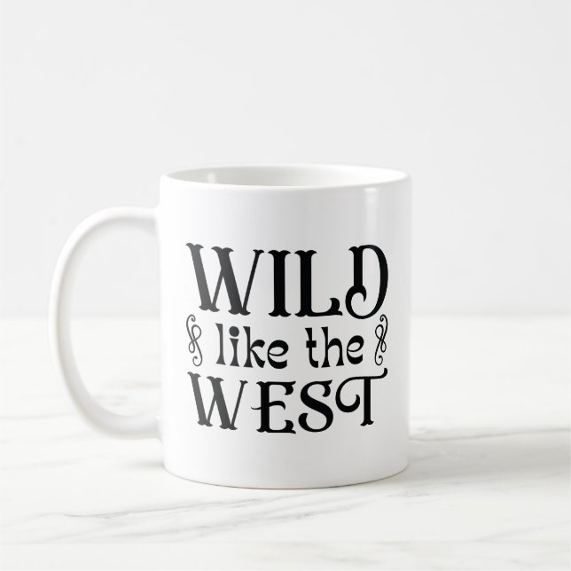 Vild som Västern Kaffemugg (Vänster)