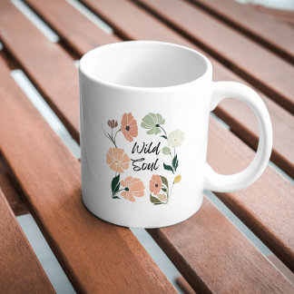 Vild Soul Modern Wildblommor Mugg