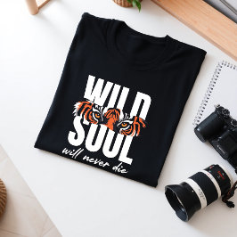 Vild Soul Tiger Graphic Motivational Tee