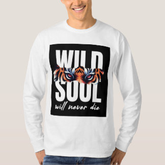 Vild Soul Tiger Ögon Graphic T-Shirt