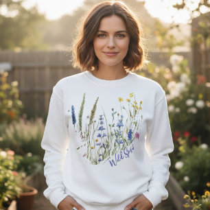 Vild Spirit Floral – Estetisk present till henne T Shirt
