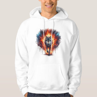 "Vild Spirit: Manar Varg Design Hoodies & Sweatshi Hoodie