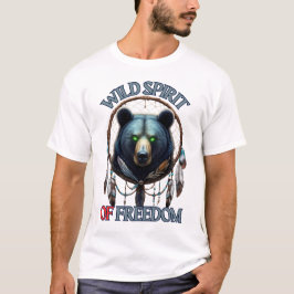 "'VILD SPIRIT OF FREEDOM'" T SHIRT