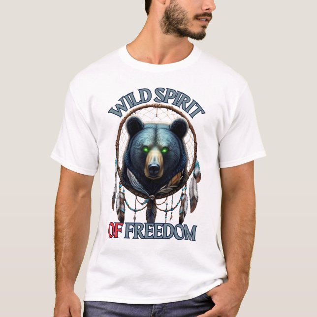 "'VILD SPIRIT OF FREEDOM'" T SHIRT (Framsida)