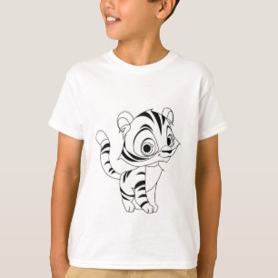 Vild Spirit - Youth Tiger Graphic Tri-Blend T-Shir T Shirt