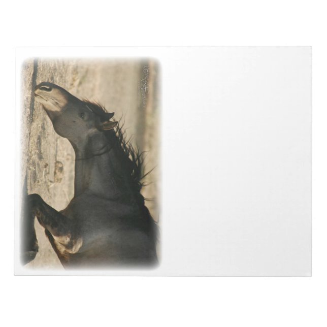 Vild Stallion Rolling Anteckningsblock (Framsida)