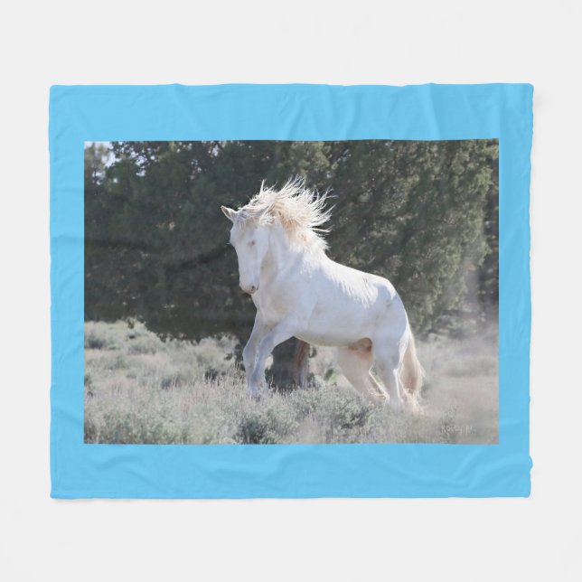 Vild Stallion Survivor Fleece Blanket (Framsidan (Horisontell))