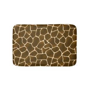 Vild Stil Giraffe Spots Animal Skin Safari Skriv u Badrumsmatta