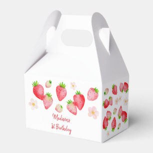 Vild Strawberry Berry Sweet Birthday Presentaskar