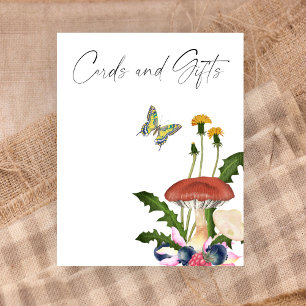 Vild, svamp, babydusch, KORT OCH GIFTS Poster
