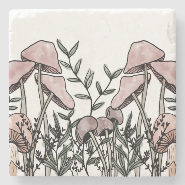 Vild Svampar Stenunderlägg (Framsidan)