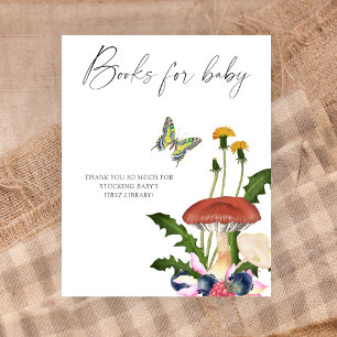 vild Svampbabydusch Bokar för baby Poster