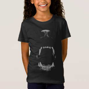 Vild svart-vit djur morrning t shirt