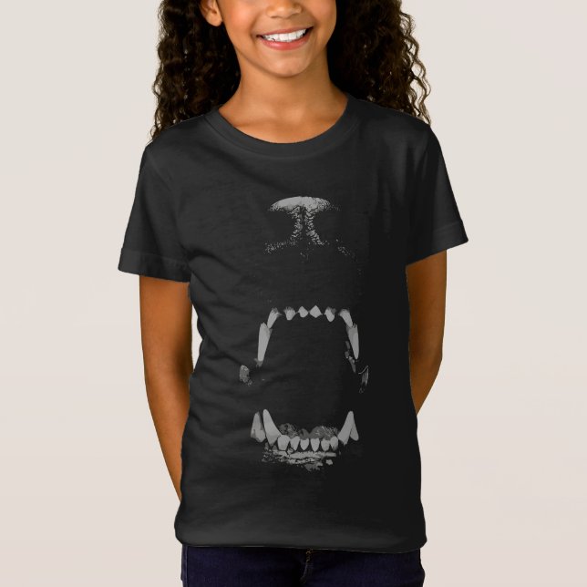 Vild svart-vit djur morrning t shirt (Framsida)