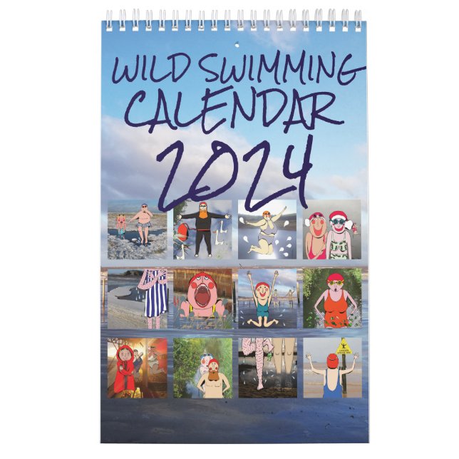 VILD SWIMMING CALENDAR 2024 KALENDER (Omslag)