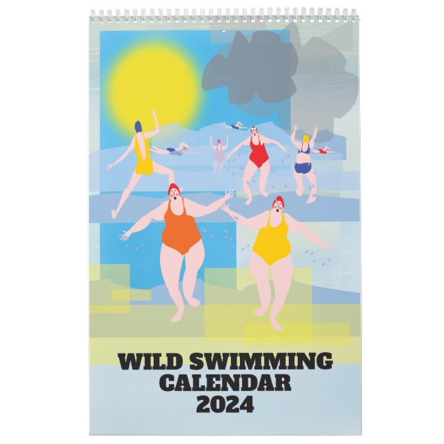 VILD SWIMMING CALENDAR 2024 KALENDER (Omslag)