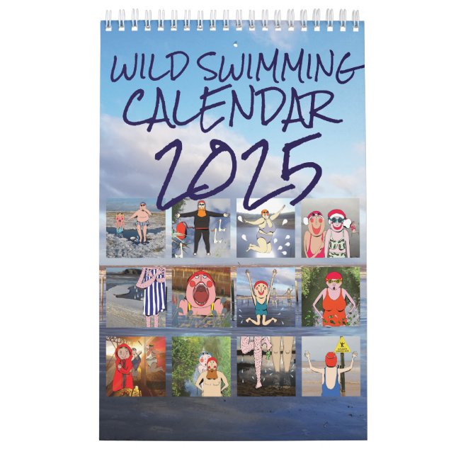 VILD SWIMMING CALENDAR 2025 KALENDER (Omslag)