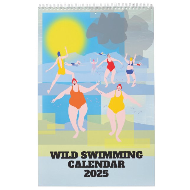 VILD SWIMMING CALENDAR 2025 KALENDER (Omslag)