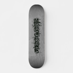 Vild Tatuering Skiffergrå Ombre Skateboard Bräda 21,5 Cm