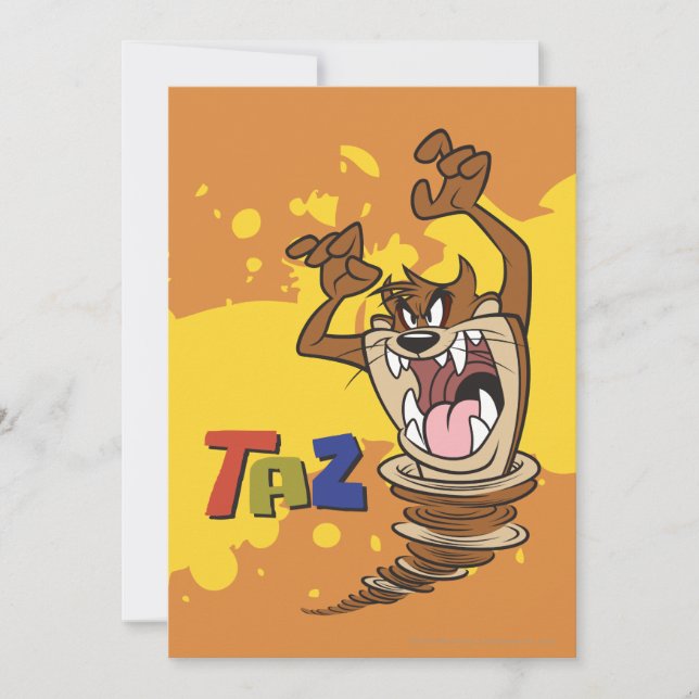 Vild TAZ™ Inbjudningar (Framsida)