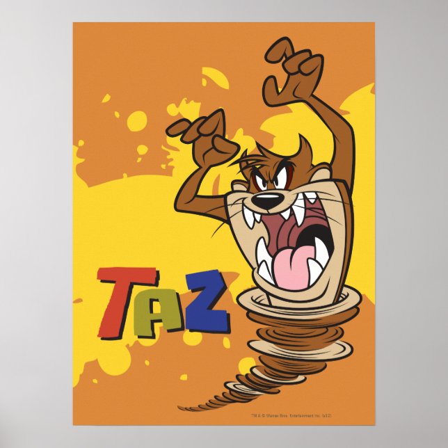 Vild TAZ™ Poster (Framsidan)