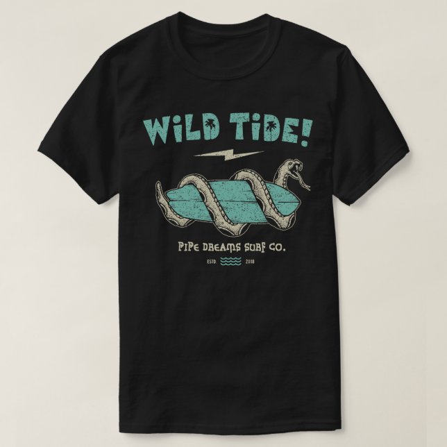 Vild Tide T Shirt (Design framsida)