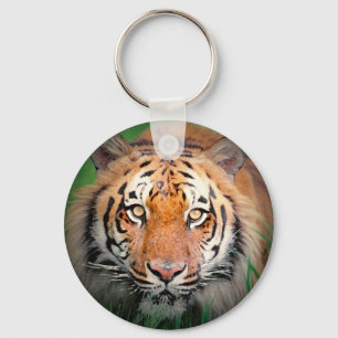 Vild Tiger Artwork Nyckelring