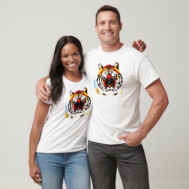 Vild Tiger Artwork T-shirt (Unisex)
