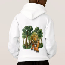 “Vild tiger i skogen – Naturlig ljusjungel D