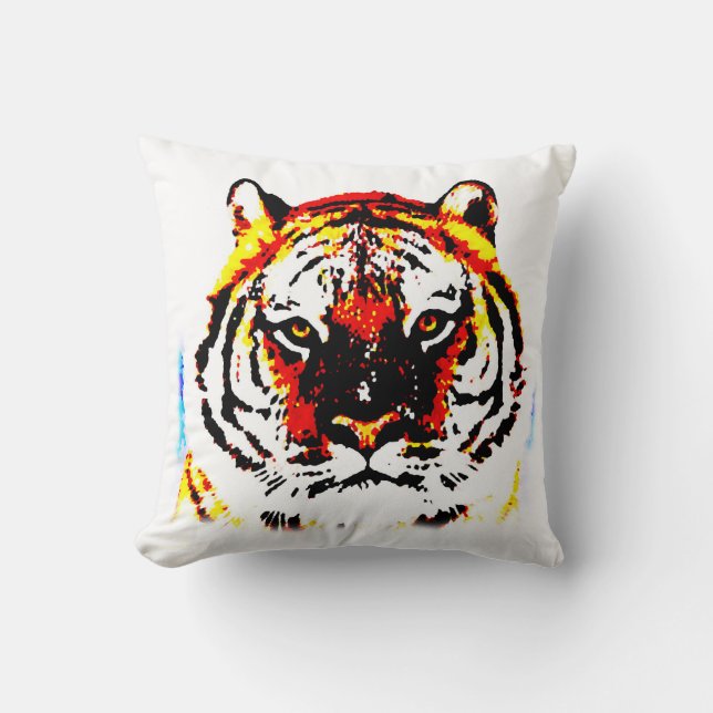 Vild Tiger Kudde (Framsida)