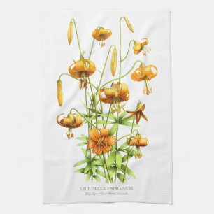 Vild Tiger Lilies Kökshandduk