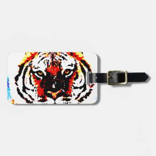 Vild Tiger Öga Bagagebricka