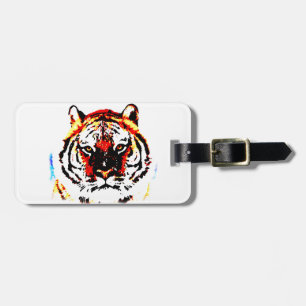 Vild Tiger Öga Bagagebricka
