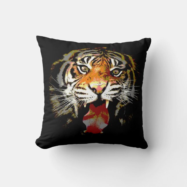 Vild Tiger Öga Kudde (Framsida)