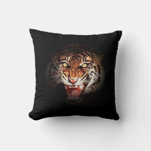 Vild Tiger Ögon Dekorativ kudde