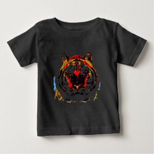 Vild Tiger Popkonst Tee