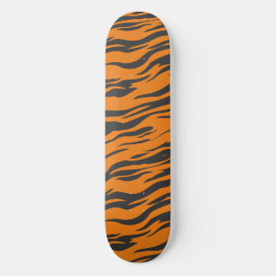 Vild tiger randig - djurtryck Skateboard DP7
