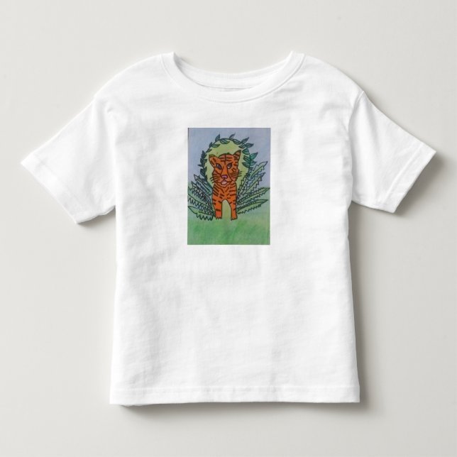 vild tiger t shirt (Framsida)