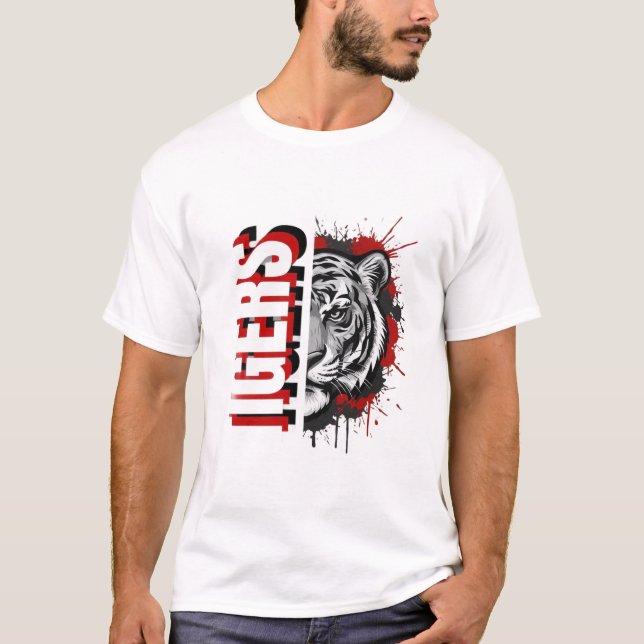 Vild Tiger T-Shirt (Framsida)