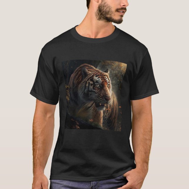 Vild Tiger T Shirt (Framsida)