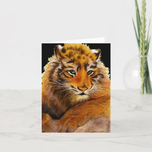 Vild Tiger Unge Hämta källkort Kort
